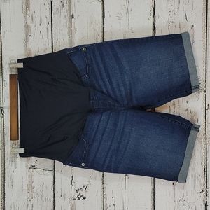 NWOT - Isabel Bermuda Crossover Panel Maternity Shorts